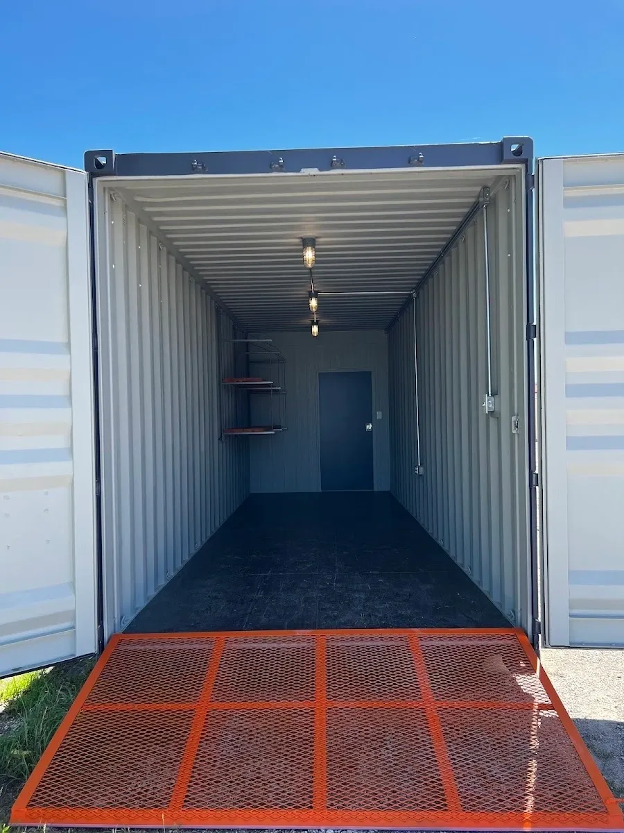 1-Trip 40-foot Shipping Container Office and Storage Combo RAL 7015 - Image 2