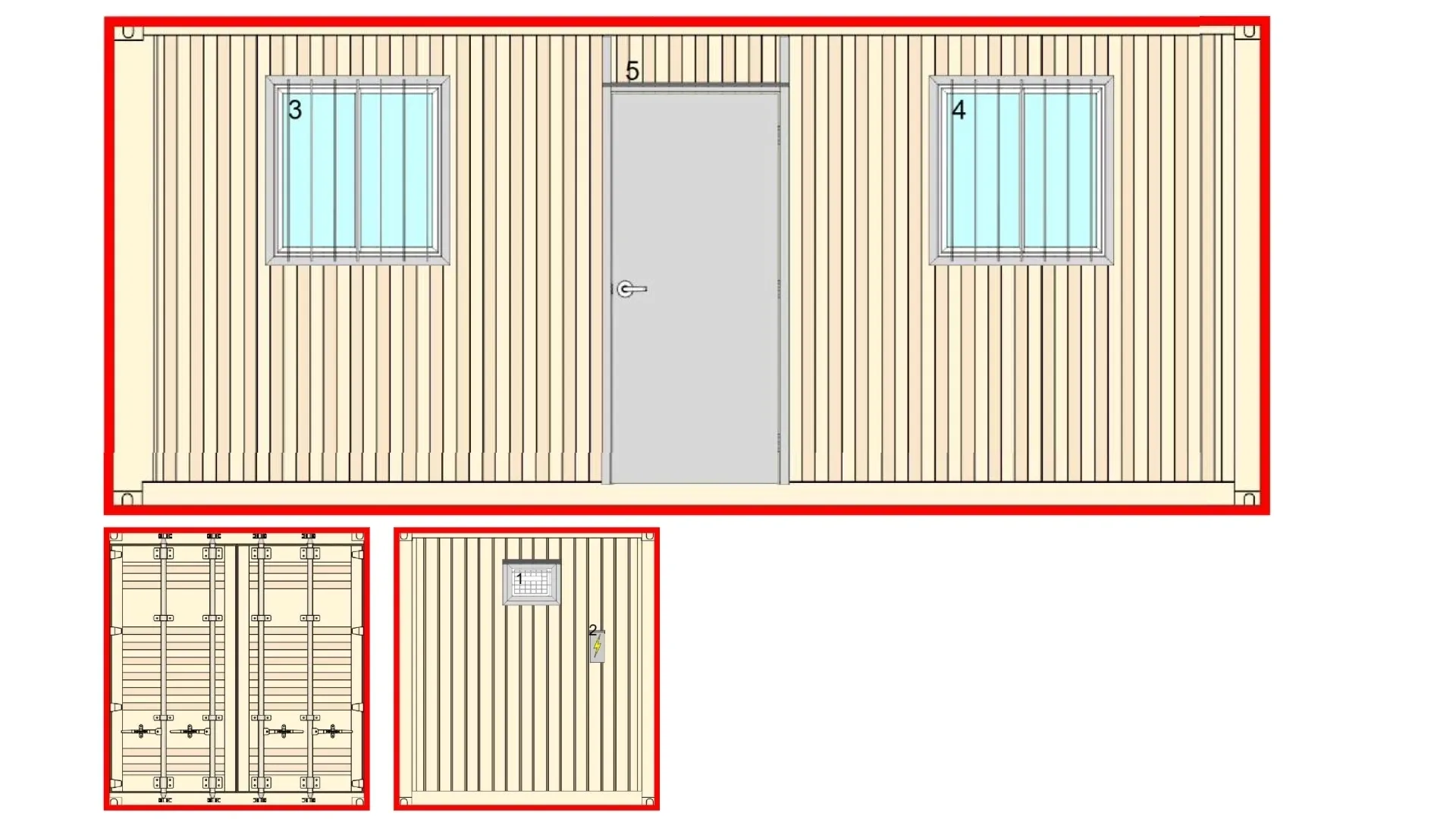 20-foot Shipping Container Office - Image 2