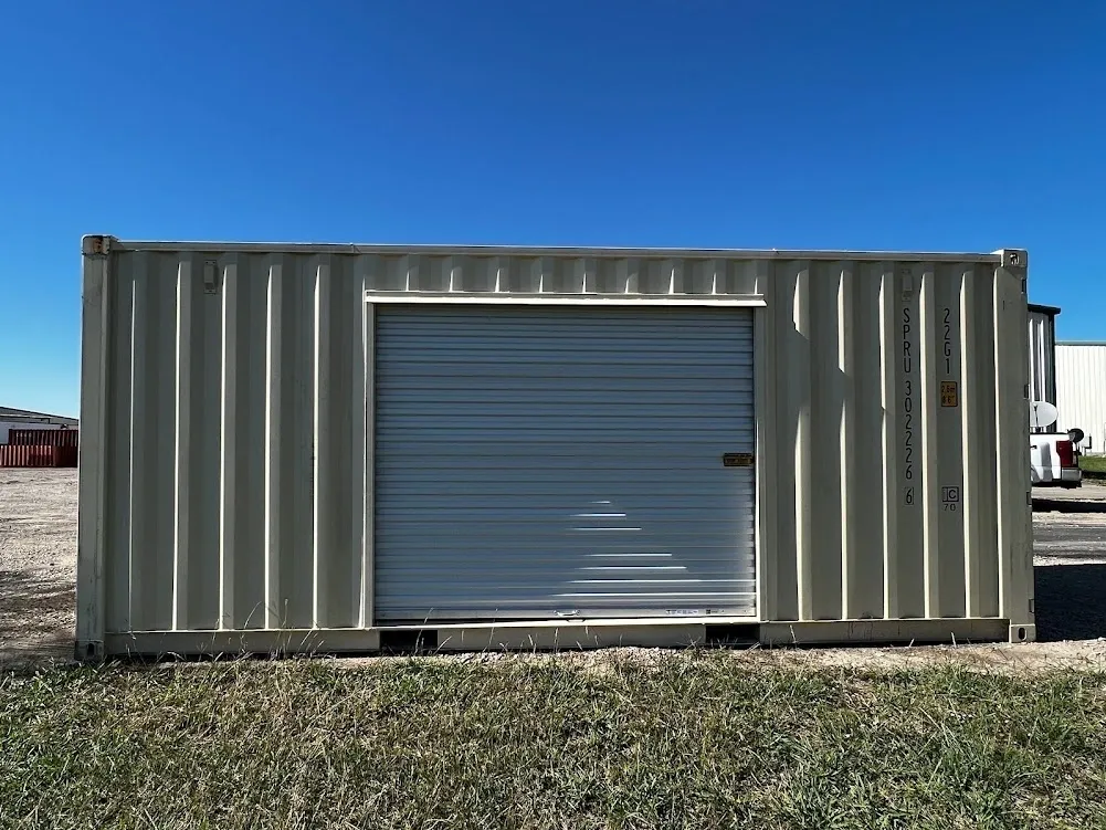 20-foot Shipping Container with Roll-Up Door