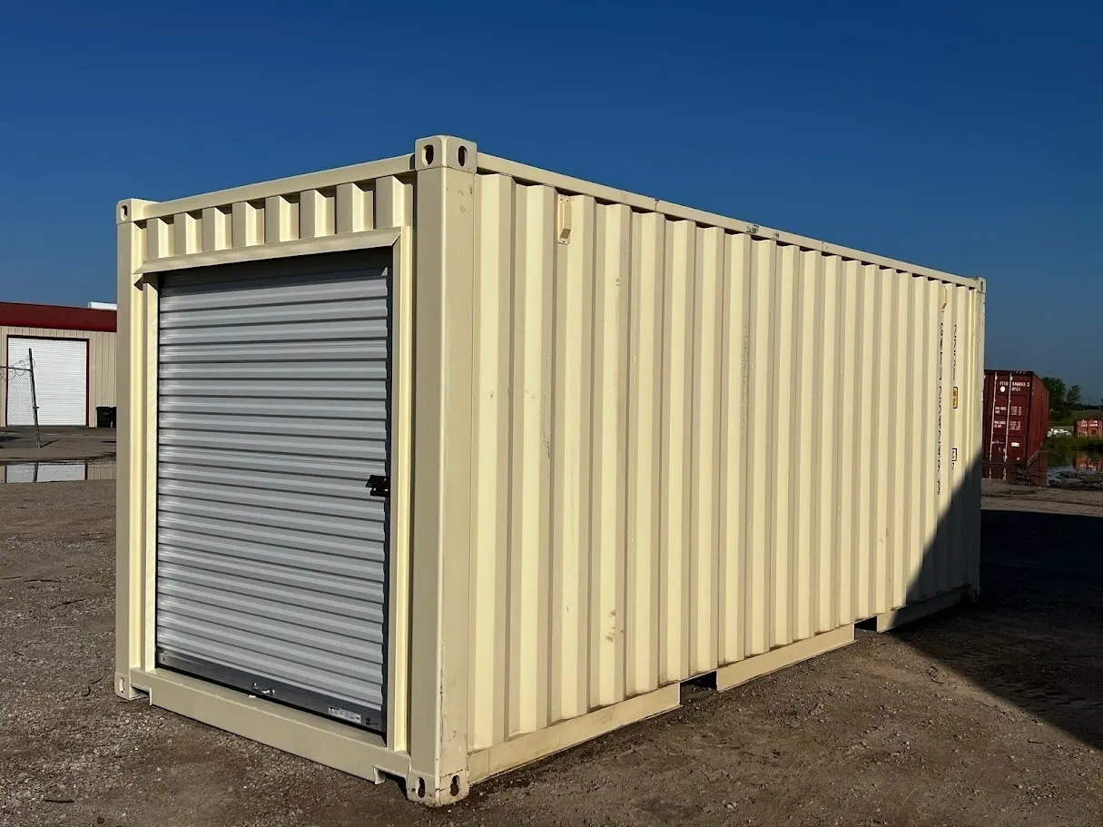 20-foot Shipping Container with Roll-Up Door - Image 3