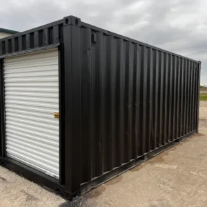 20-foot Shipping Container with Roll-Up Door and Electrical Package