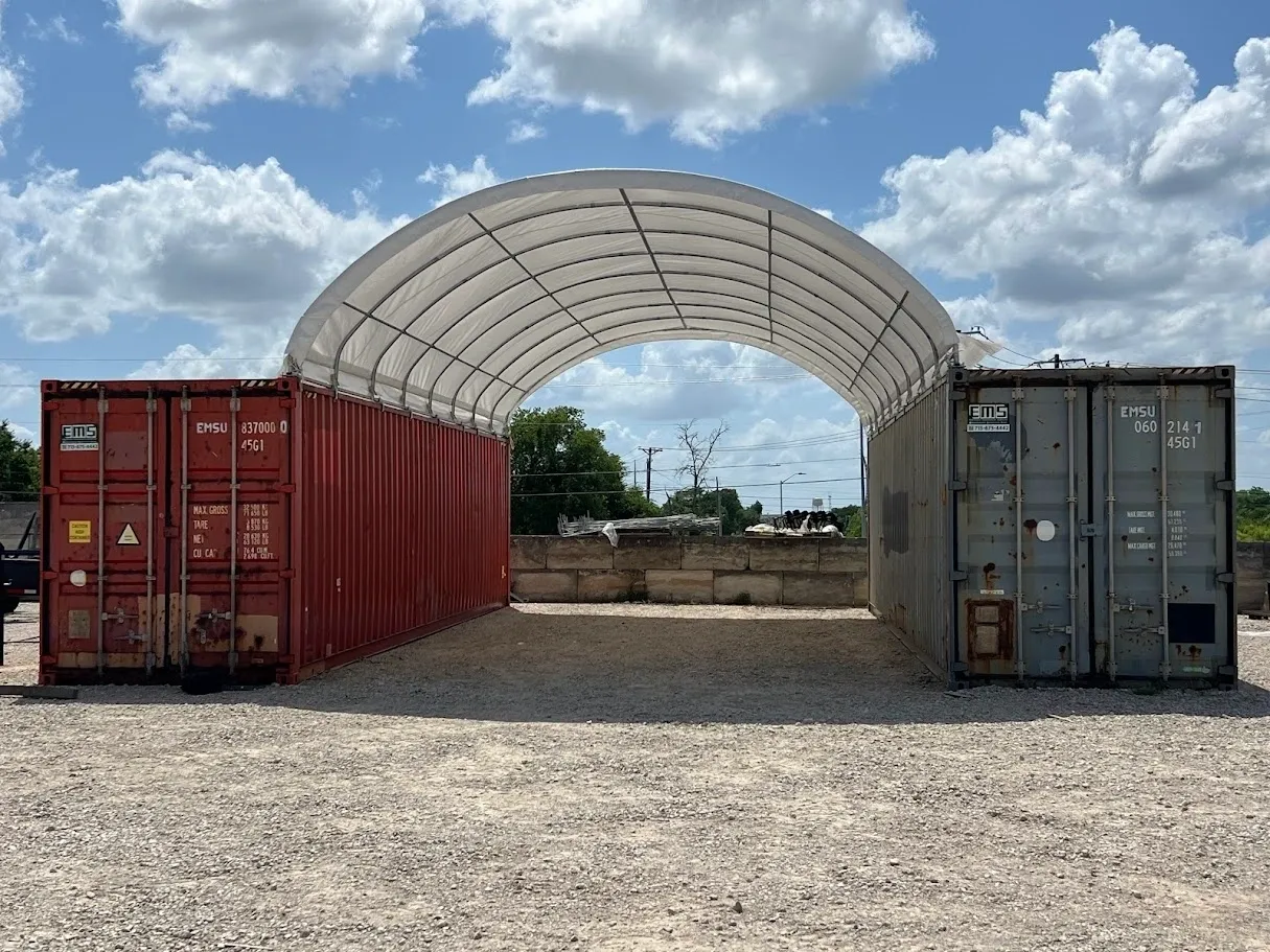 40x20 Shipping Container Canopy Structure - Image 5