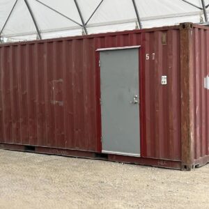 Used 20-foot Shipping Container | Entry Door