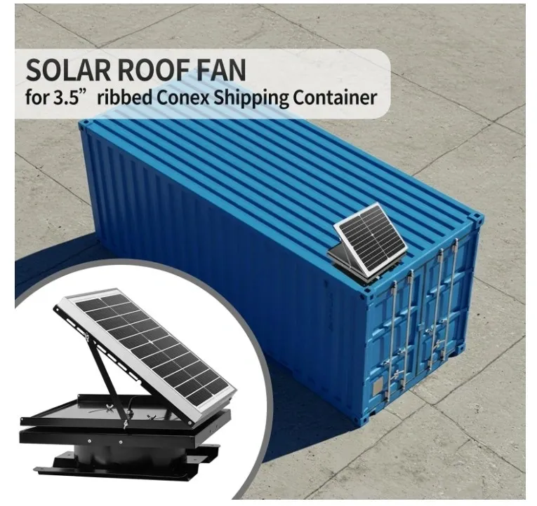 Solar Powered Shipping Container Roof Ventilation Fan