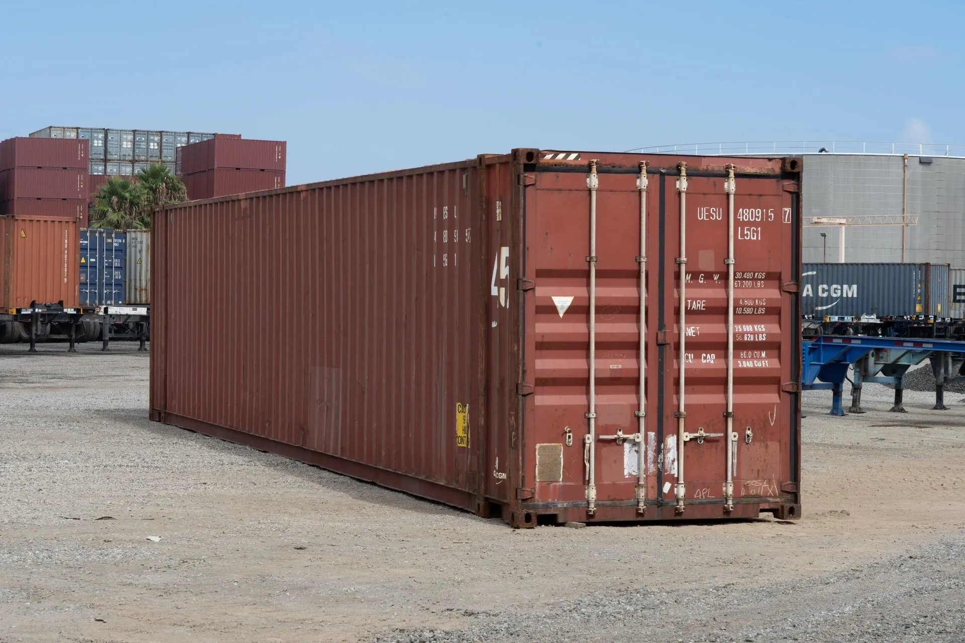 Used 45-foot Shipping Container W&WTCW
